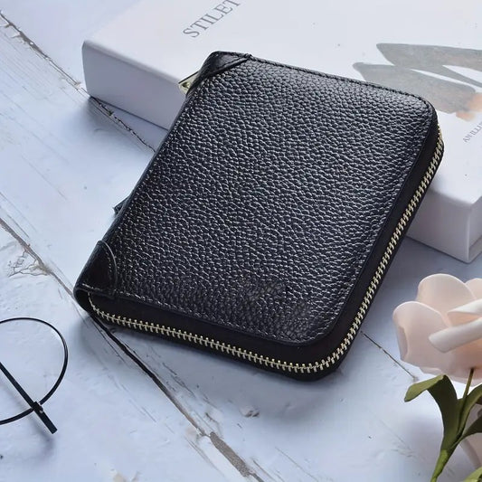 Mini Credit Card Holder For Women RFID Blocking Multifunctional Zipper Coin Purse Large Capacity Card Holder Credit Card Holders Credit Card Case